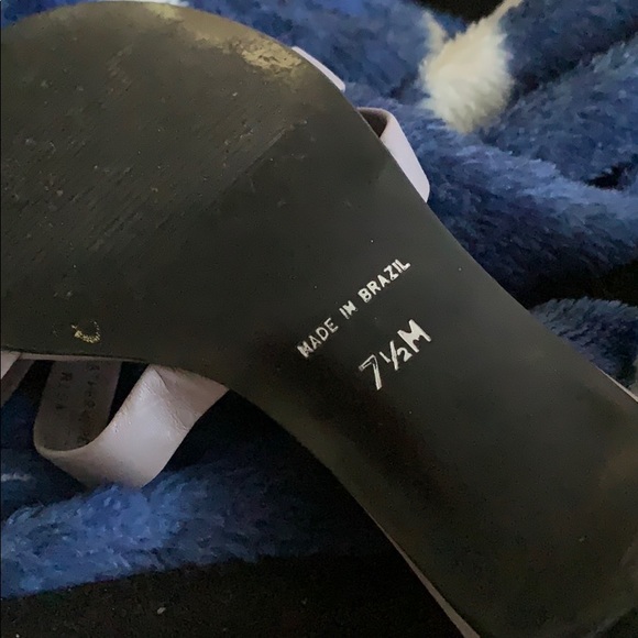 SALE 💙 Purple Leather Kitten Heel Sandals 👡 - Picture 5 of 5